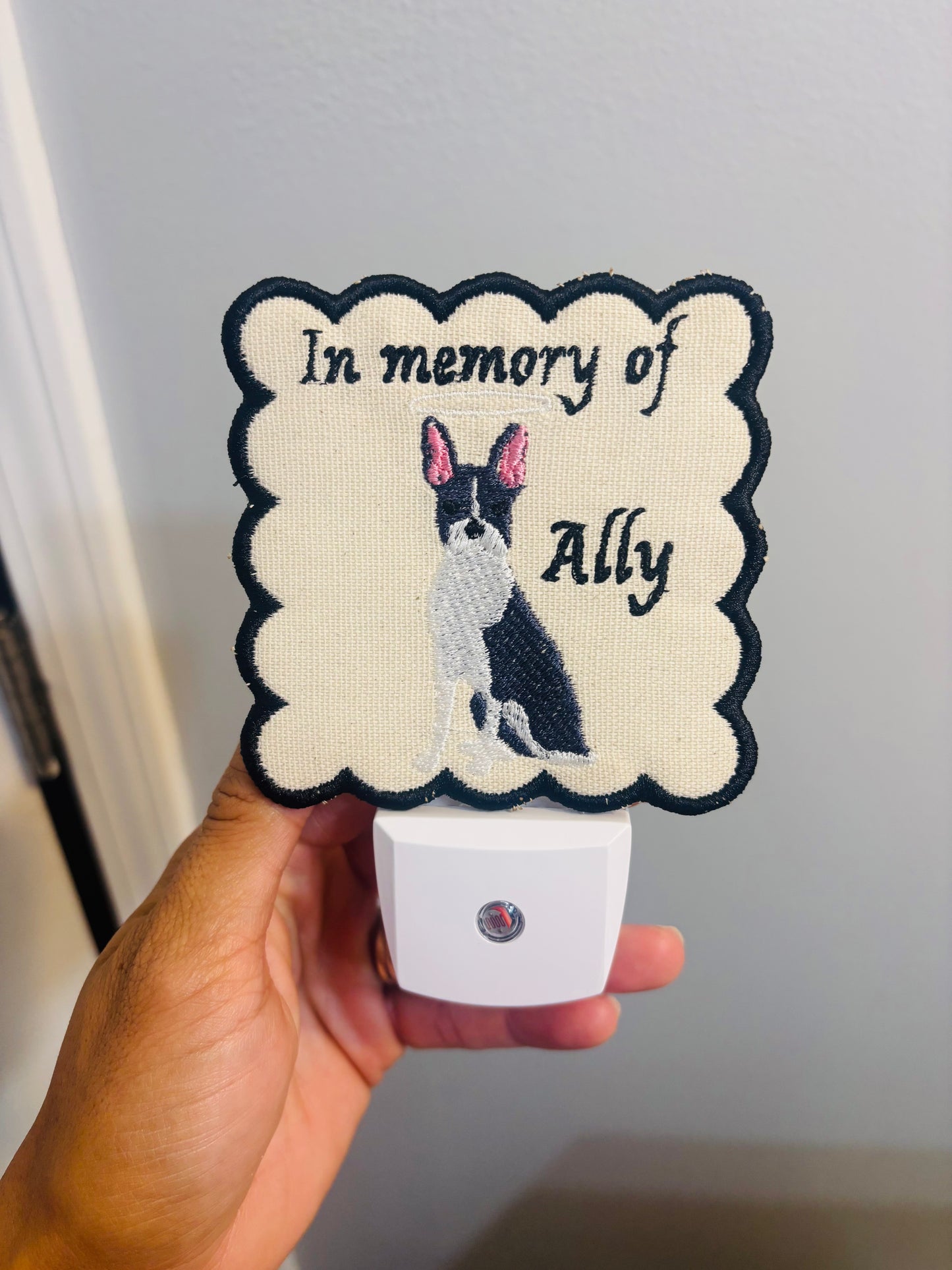 Custom Pet Embroidered Night Lights